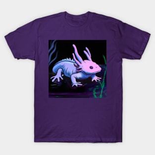 Vaporwave Axolotl T-Shirt